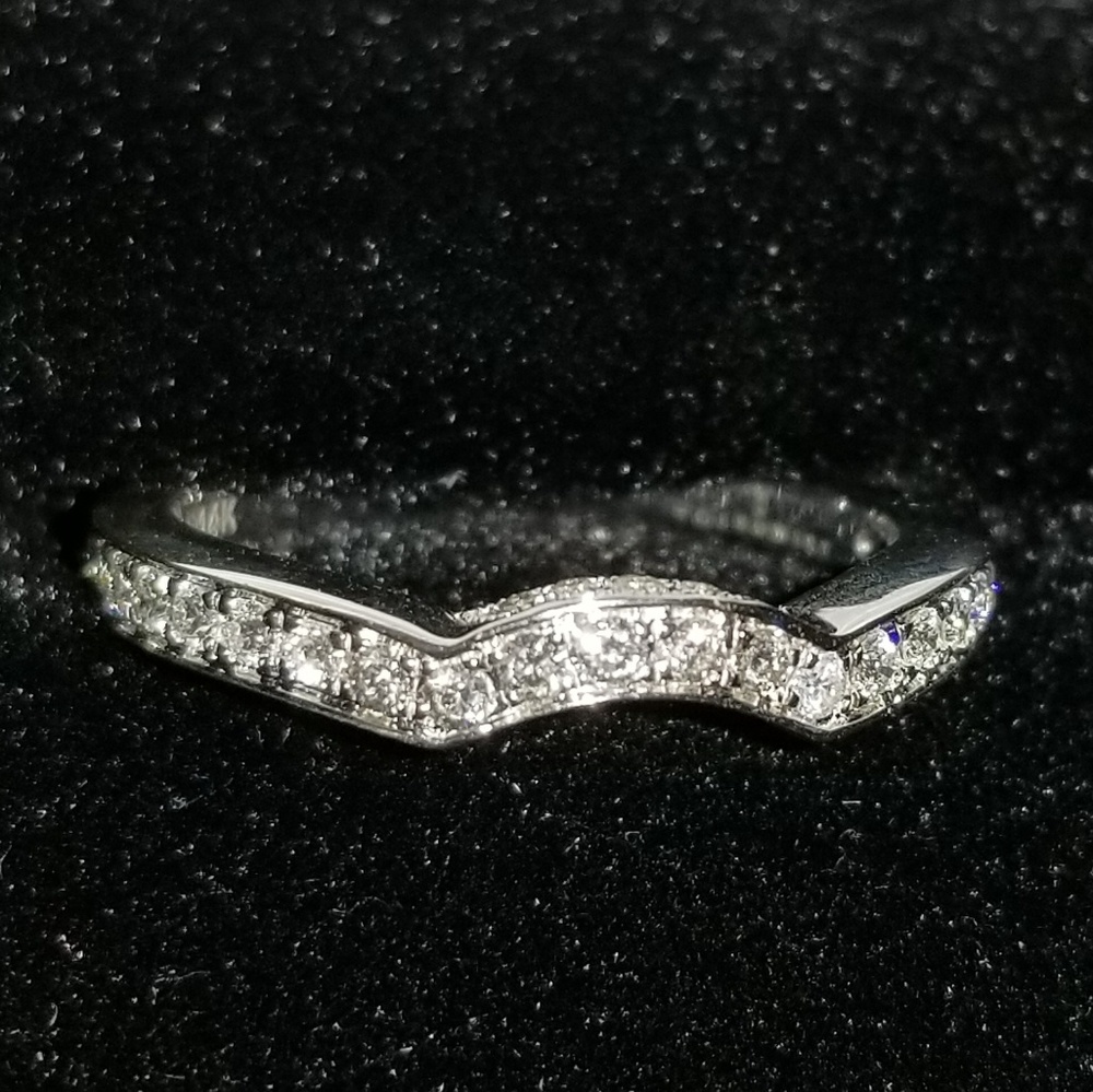 Tolkowsky Rings Wedding Set - Picture 7 of 8
